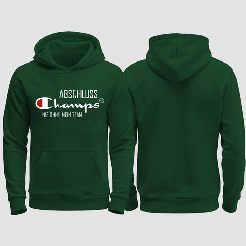 1028 "Abschluss Champs" Abschluss regular College Hoodie einseitig bedruckt