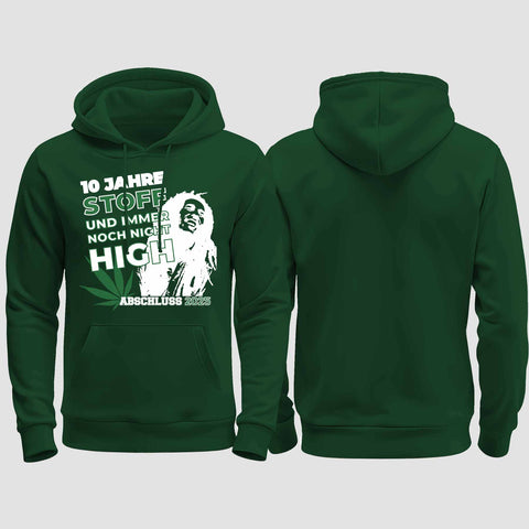 1030 "der Stoff" Abschluss regular College Hoodie einseitig bedruckt