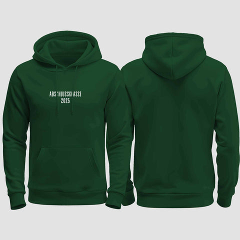 1024 "Abschlussklasse 2025" Abschluss regular College Hoodie einseitig bedruckt
