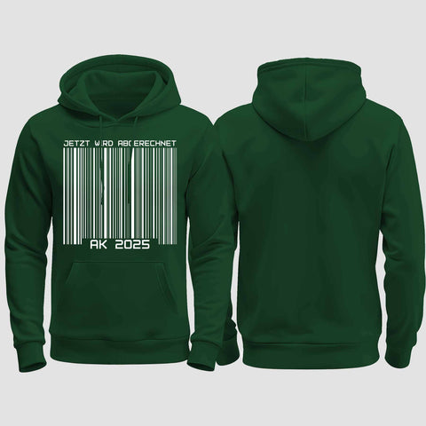 1026 "Abschluss" Abschluss regular College Hoodie einseitig bedruckt