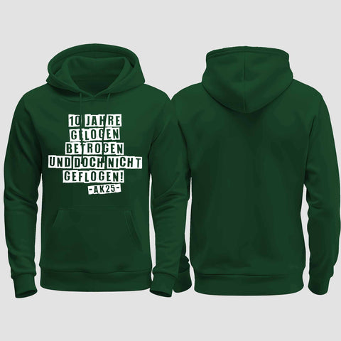 1031 "nicht geflogen" Abschluss regular College Hoodie einseitig bedruckt