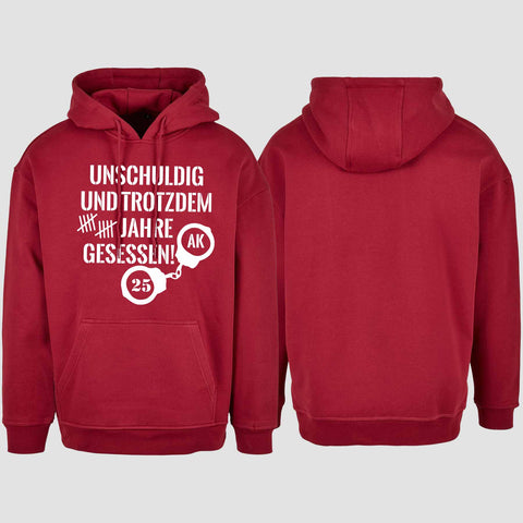 1008 "Unschuldig" Abschluss Oversize Hoodie