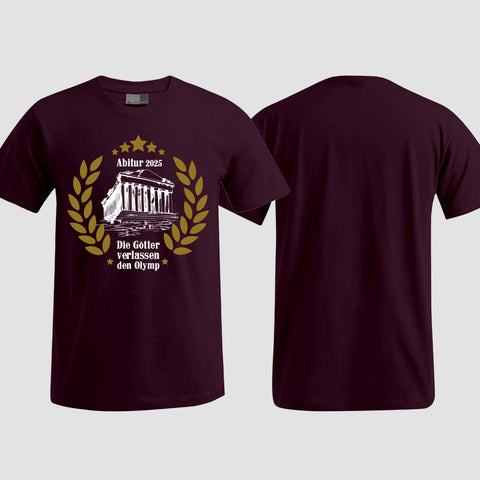 1040 "Olymp" ABI T-Shirt einseitig bedruckt