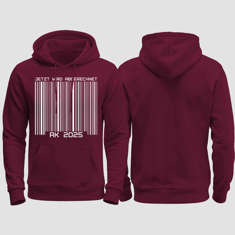 1026 "Abschluss" Abschluss regular College Hoodie einseitig bedruckt