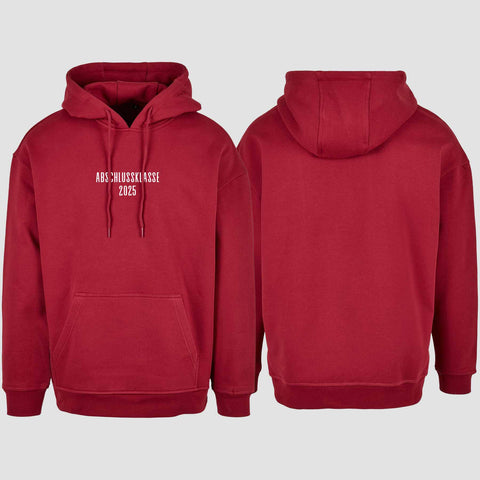 1024 "Abschlussklasse 2025" Abschluss Oversize Hoodie einseitig bedruckt