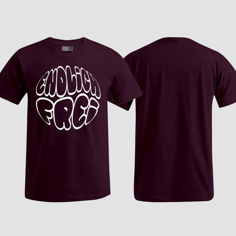 1034 "Endlich frei" Abschluss ABI T-Shirt einseitig bedruckt
