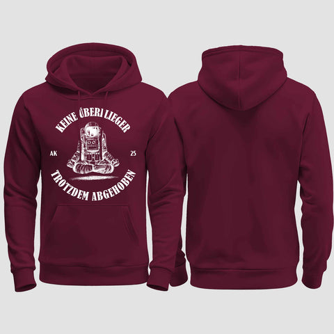 1043 "Überflieger" Abschluss regular College Hoodie einseitig bedruckt