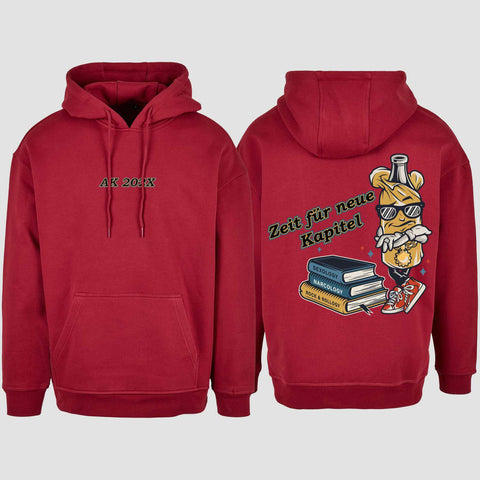 1057 "neue Kapitel" Abi Oversize Hoodie beidseitig bedruckt
