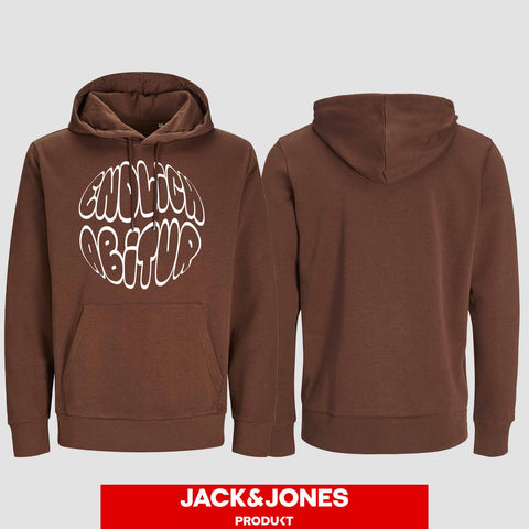 1038 "Endlich Abitur" Abi Hoodie by Jack&Jones einseitig bedruckt