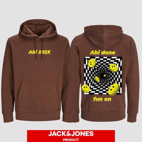 1054 "Abi done" ABI Hoodie by Jack&Jones beidseitig bedruckt