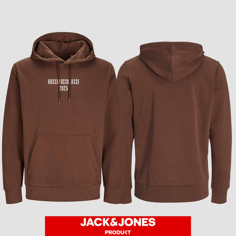 1024 "Abschlussklasse" Abschluss Hoodie by Jack&Jones einseitig bedruckt