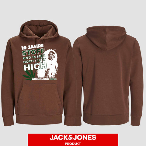 1030 "10 Jahre Stoff" Abschluss Hoodie by Jack&Jones einseitig bedruckt