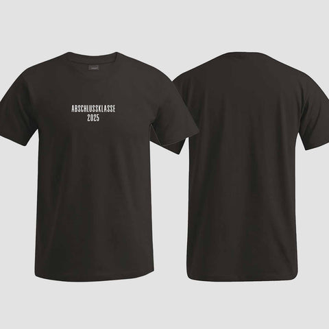 1024 "Abschlussklasse 2025" Abschluss T-Shirt einseitig bedruckt