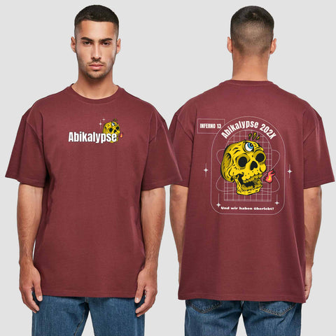 1056 "Abikalypse" Abi Oversize T-Shirt beidseitig bedruckt