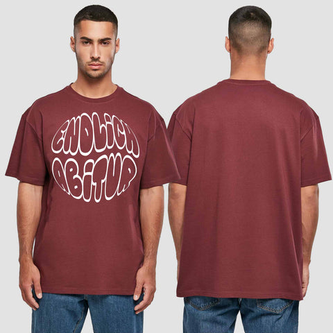 1038 "Endlich Abitur" ABI Oversize T-Shirt einseitig bedruckt