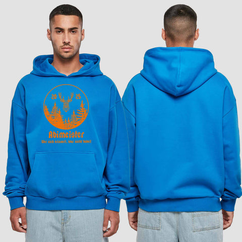 1004 "Abimeister" Abi Premium Oversize Hoodie einseitig bedruckt