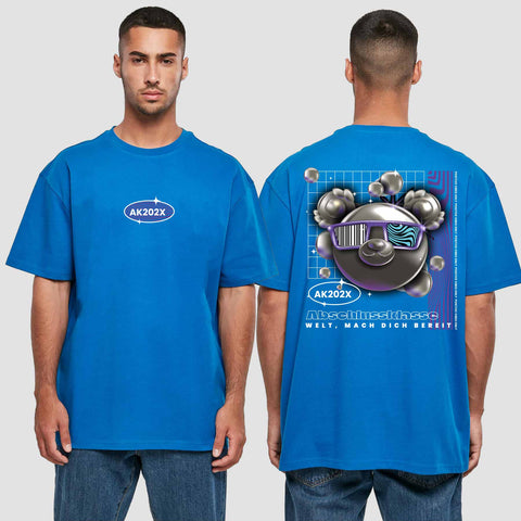 1055 "Welt, mach dich bereit" Abschluss  Oversize T-Shirt beidseitig bedruckt