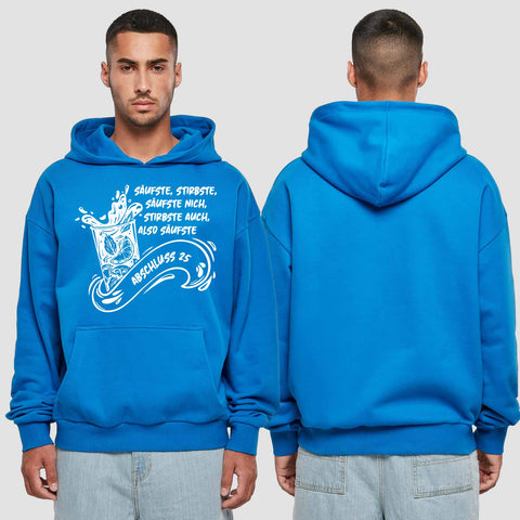 1048 "Säufste" Abschluss Premium Oversize Hoodie einseitig bedruckt
