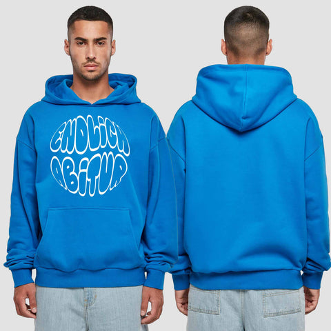 1038 "endlich Abitur" Abi Premium Oversize Hoodie einseitig bedruckt