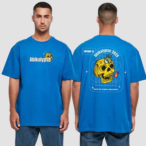1056 "Abikalypse" Abi Oversize T-Shirt beidseitig bedruckt
