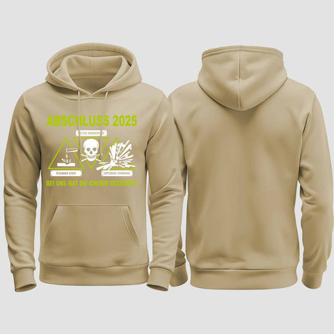 1032 "Chemie" Abschluss regular College Hoodie einseitig bedruckt