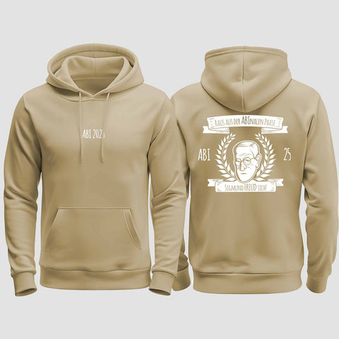 1007 "Abinale Phase" Abi regular College Hoodie beidseitig bedruckt