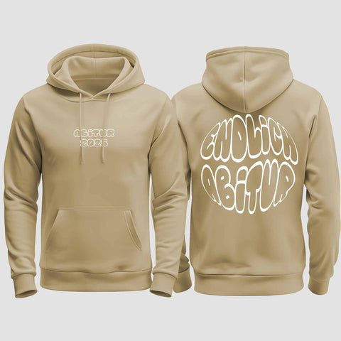 1037 "Endlich Frei" Abi regular College Hoodie beidseitig bedruckt