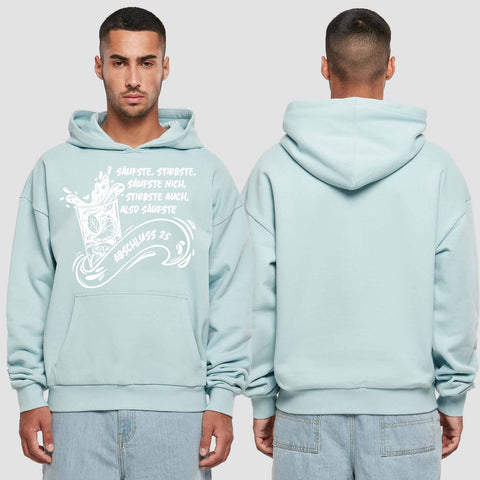 1048 "Säufste" Abschluss Premium Oversize Hoodie einseitig bedruckt