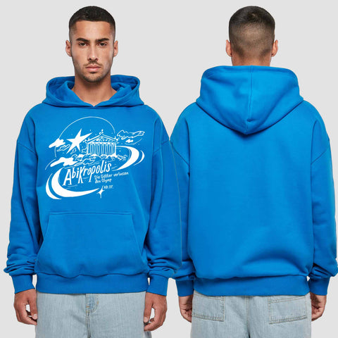1046 "Abikropolis" Abi Premium Oversize Hoodie einseitig bedruckt