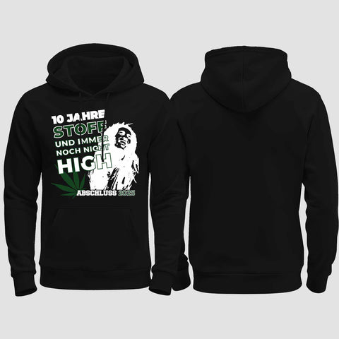 1030 "der Stoff" Abschluss regular College Hoodie einseitig bedruckt