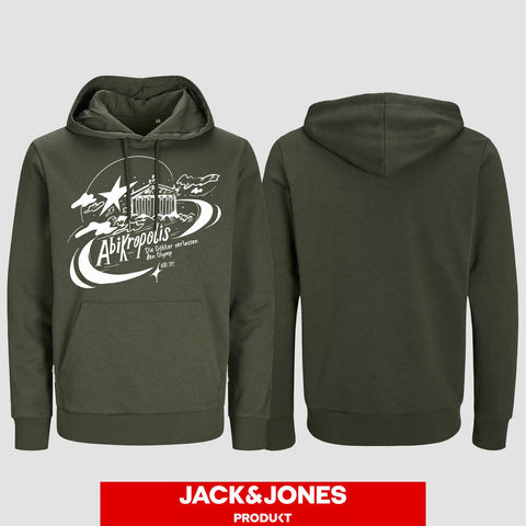 1046 "Abikropolis" ABI Hoodie by Jack&Jones einseitig bedruckt