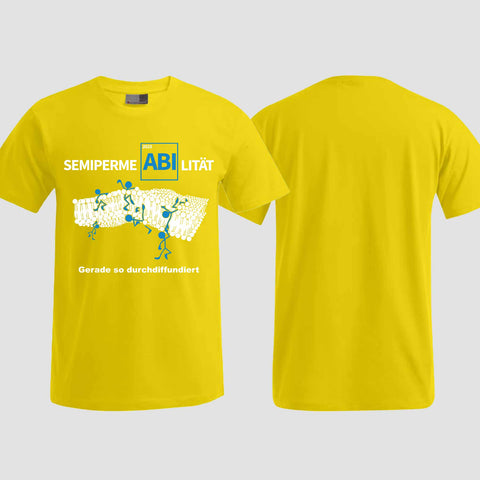 1033 "Durchdiffundiert" ABI T-Shirt einseitig bedruckt