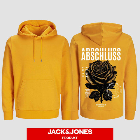 1041 "Abschluss Rose Streetwear" Abschluss Hoodie by Jack&Jones einseitig bedruckt