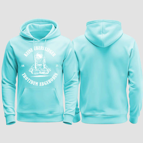 1043 "Überflieger" Abschluss regular College Hoodie einseitig bedruckt