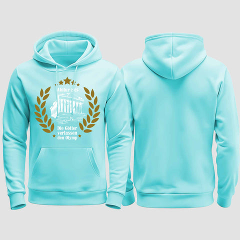 1040 "der Olymp" Abi regular College Hoodie einseitig bedruckt