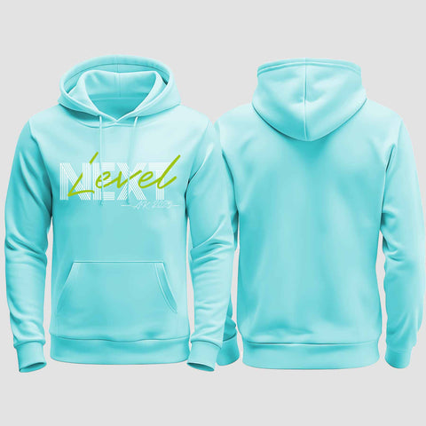 1045 "next Level" Abschluss regular College Hoodie einseitig bedruckt
