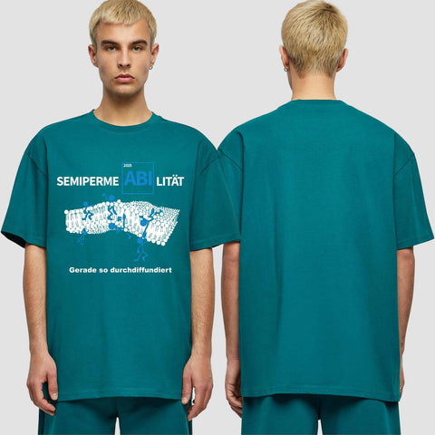 1033 "duchdiffundiert" ABI Oversize T-Shirt einseitig bedruckt