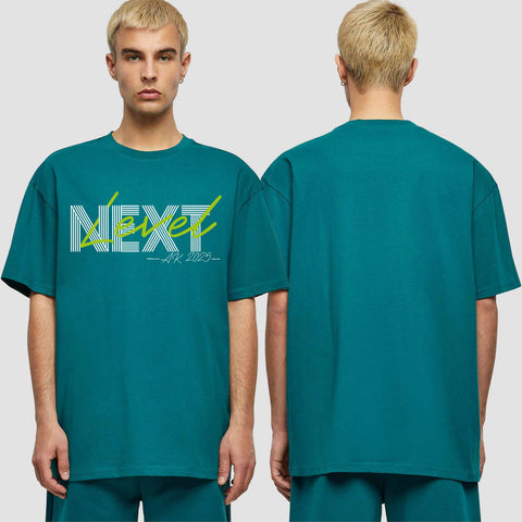 1045 "NEXT Level" Abschluss Oversize T-Shirt einseitig bedruckt