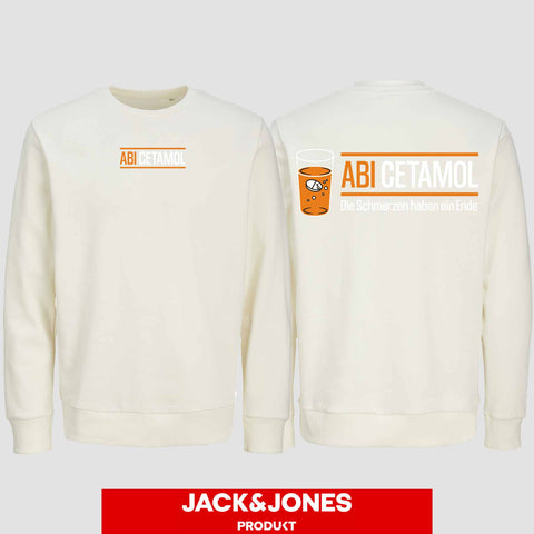 1002 "Abicetamol" Abi Sweatshirt by Jack&Jones beidseitig bedruckt