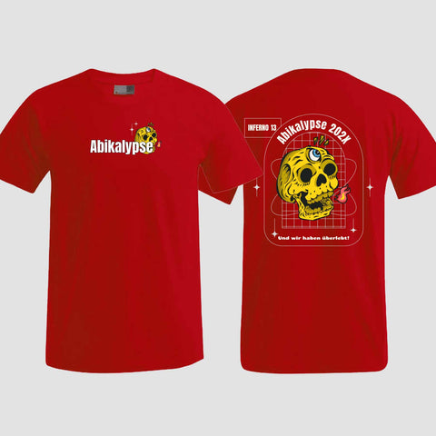 1056 "Abikalypse" Abi T-Shirt beidseitig bedruckt