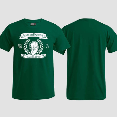1005 "Abinale Phase" Abi T-Shirt einseitig bedruckt