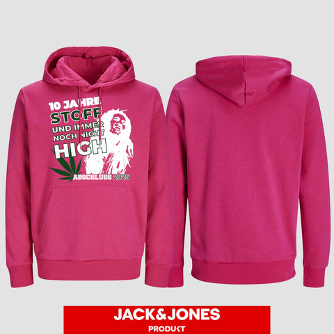 1030 "10 Jahre Stoff" Abschluss Hoodie by Jack&Jones einseitig bedruckt
