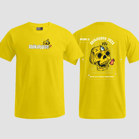1056 "Abikalypse" Abi T-Shirt beidseitig bedruckt