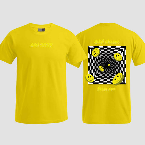 1054 "Abi done" Abi T-Shirt beidseitig bedruckt