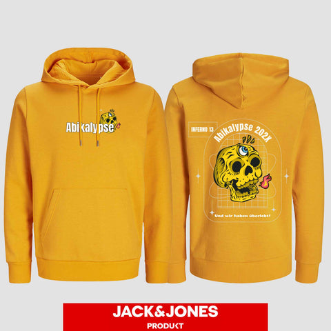 1056 "Abikalypse" ABI Hoodie by Jack&Jones beidseitig bedruckt