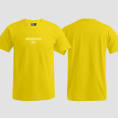 1024 "Abschlussklasse 2025" Abschluss T-Shirt einseitig bedruckt