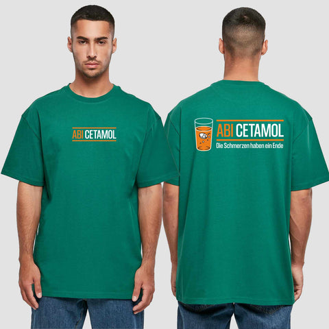 1002 "Abicetamol" Abi Oversize T-Shirt beidseitig bedruckt