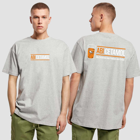 1002 "Abicetamol" Abi Oversize T-Shirt beidseitig bedruckt