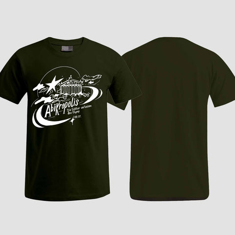 1046 "AbiKropolis" ABI T-Shirt einseitig bedruckt