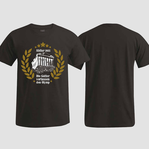 1040 "Olymp" ABI T-Shirt einseitig bedruckt